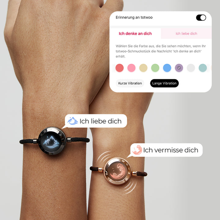 Berg & Meer Serie - Touch Armbänder mit Mailänder Seil (Schwarz+Braun)