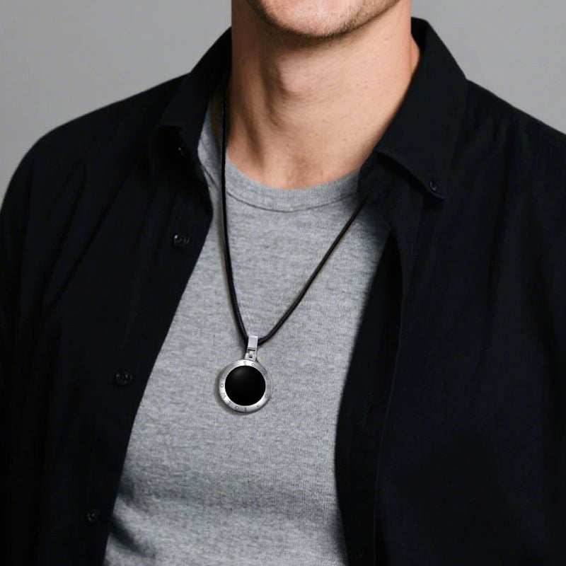 Soulmate 2.0 Touch-Halsketten mit Obsidian und Perlmutt-Elementen