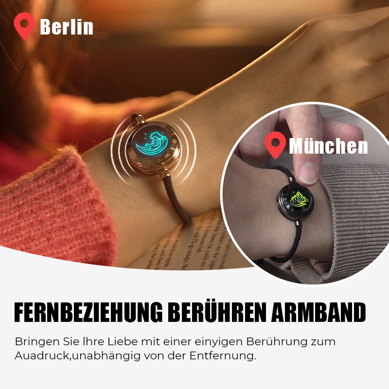 Berg & Meer Serie - Touch Armbänder mit Mailänder Seil (Schwarz+Braun)