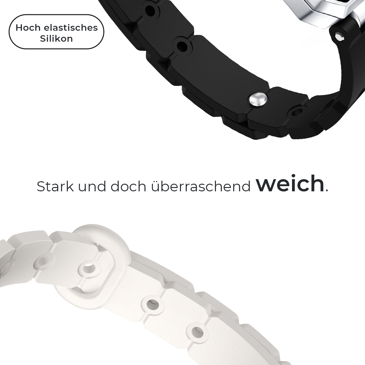 Morse LOVE Toucharmbänder mit Silikon