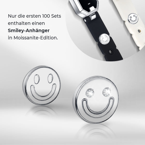 [Nur 100 Paare | Limitierte Edition zum 10. Jubiläum] Morse LOVE Toucharmbänder mit Silikon