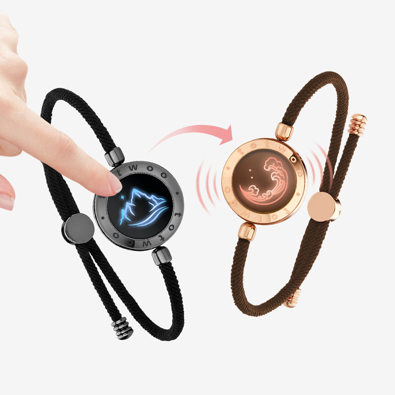 Berg & Meer Serie - Touch Armbänder mit Mailänder Seil (Schwarz+Braun)