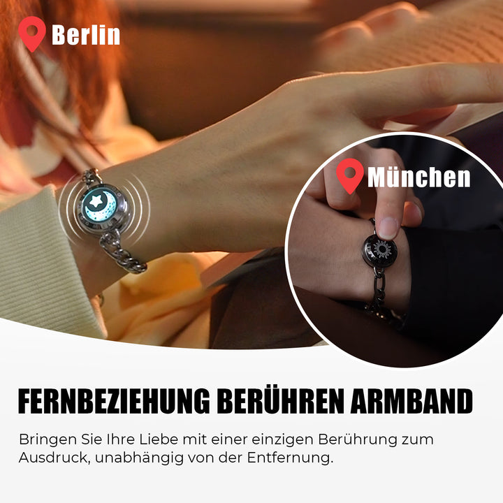 Berg & Meer Serie - Berg & Meer Touch Armbänder mit kubanischer Kette (Silber+Silber)