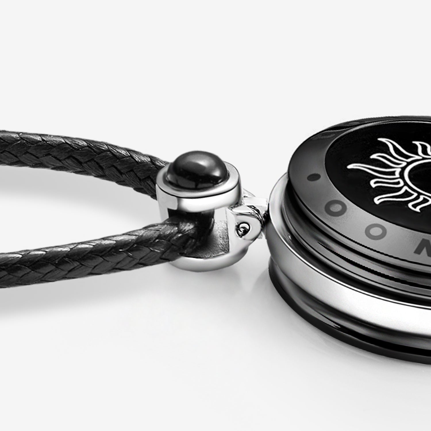 Sonne & Mond - Touch-Halsketten mit Naturachat – Set für Zwei