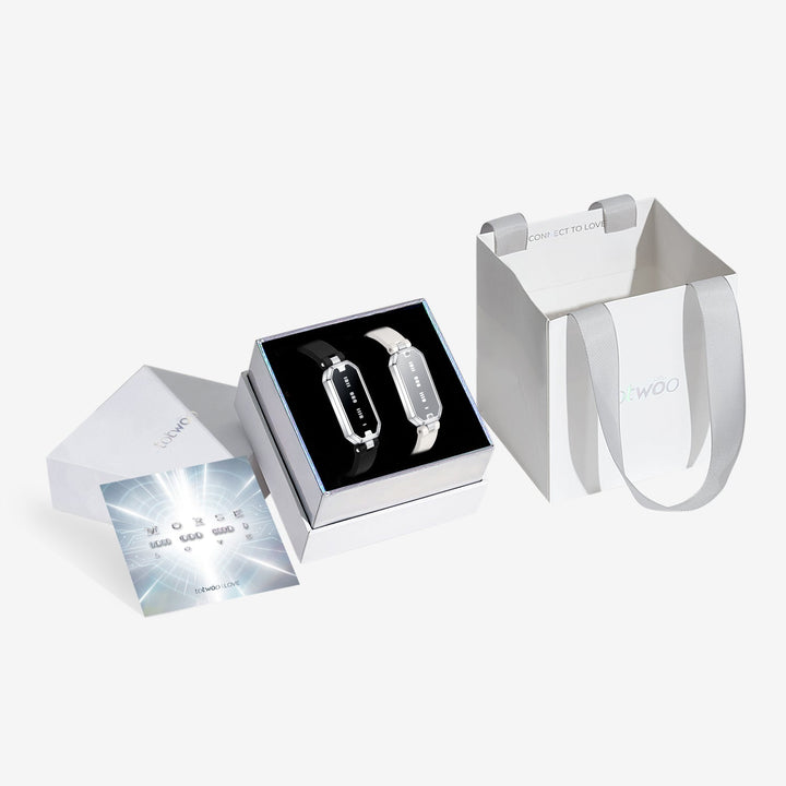 Morse LOVE Toucharmbänder mit Silikon