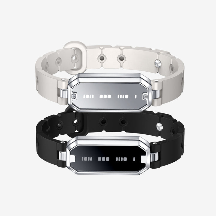 [Nur 100 Paare | Limitierte Edition zum 10. Jubiläum] Morse LOVE Toucharmbänder mit Silikon