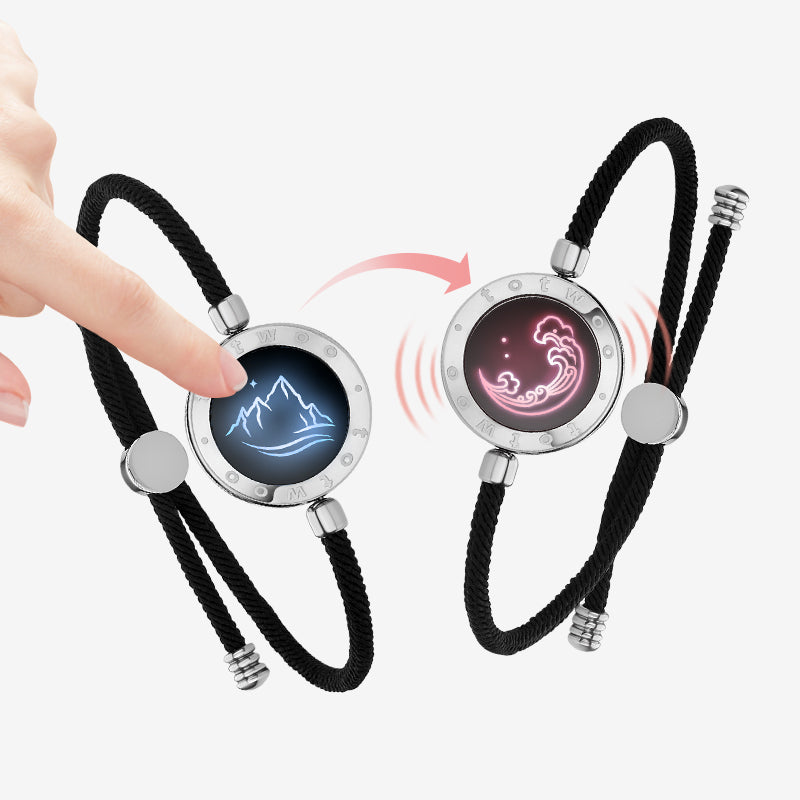 Berg & Meer Serie - Berg & Meer Touch Armbänder mit Mailänder Seil (Schwarz+Schwarz)