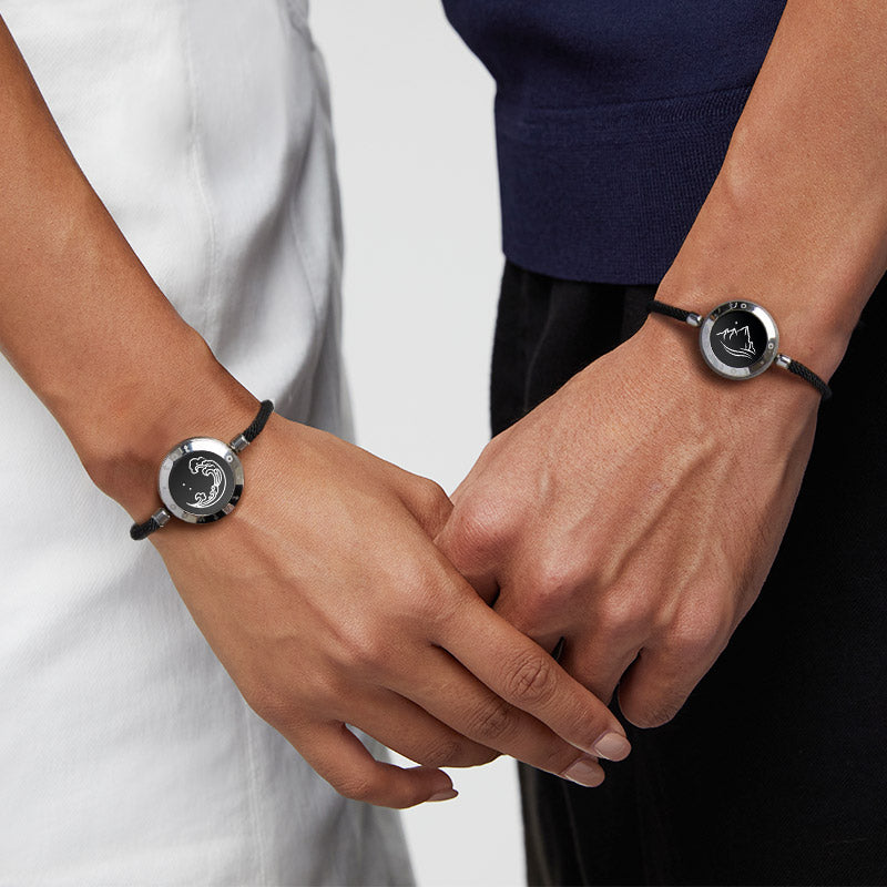 Berg & Meer Serie - Berg & Meer Touch Armbänder mit Mailänder Seil (Schwarz+Schwarz)