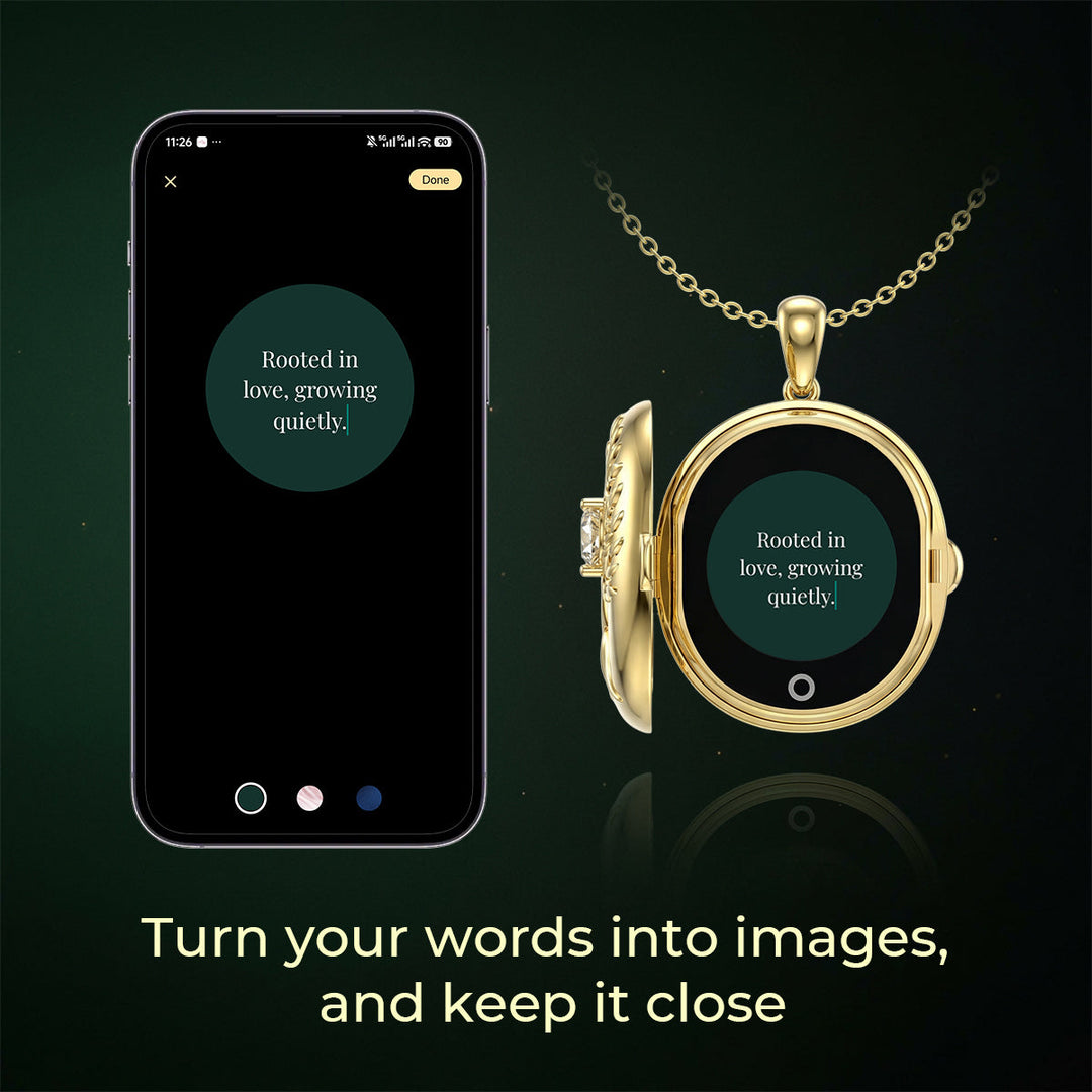Lebensbaum KI-Smart-Medaillon