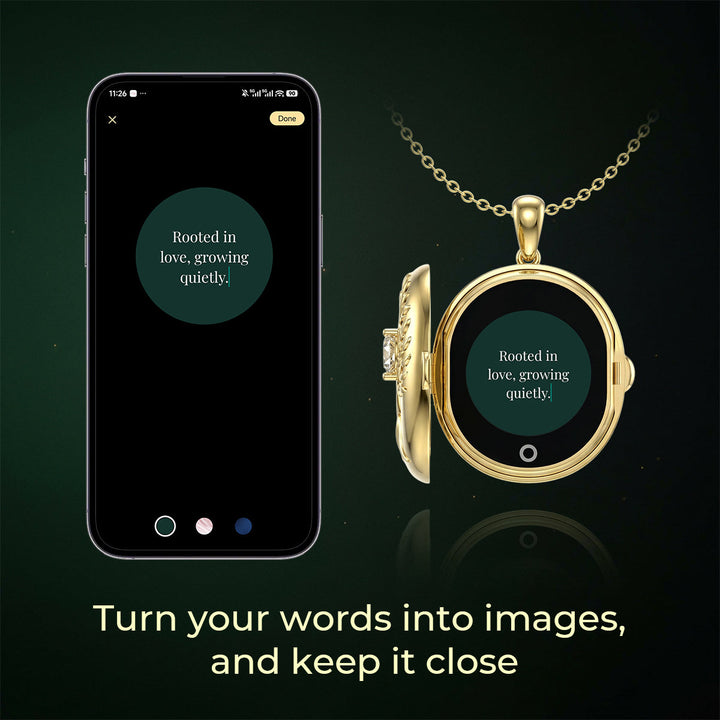 Lebensbaum KI-Smart-Medaillon