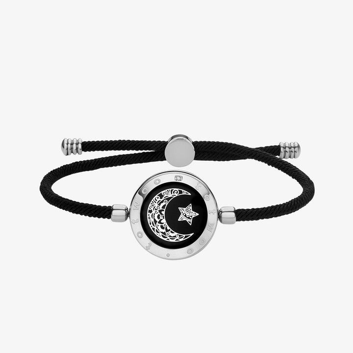 Sonne & Mond Serie - Mond Touch Armband mit Milan Seil - Single