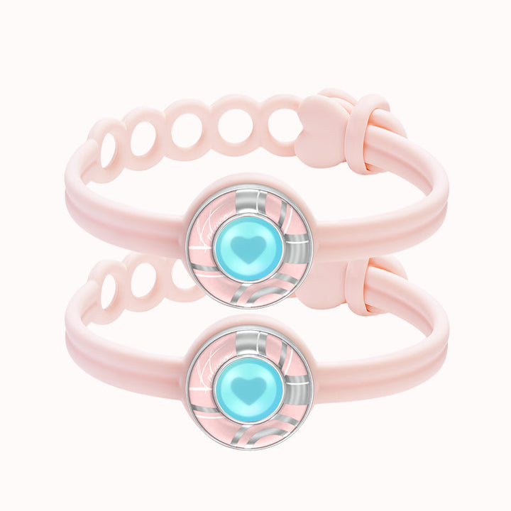 Sugar Ripple Touch Armbänder (Rosa+Rosa)