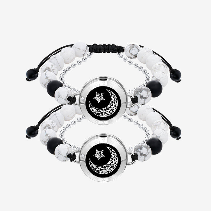 Sonne & Mond Serie - Mond&Stern Touch Armbänder mit Passenden Perlen